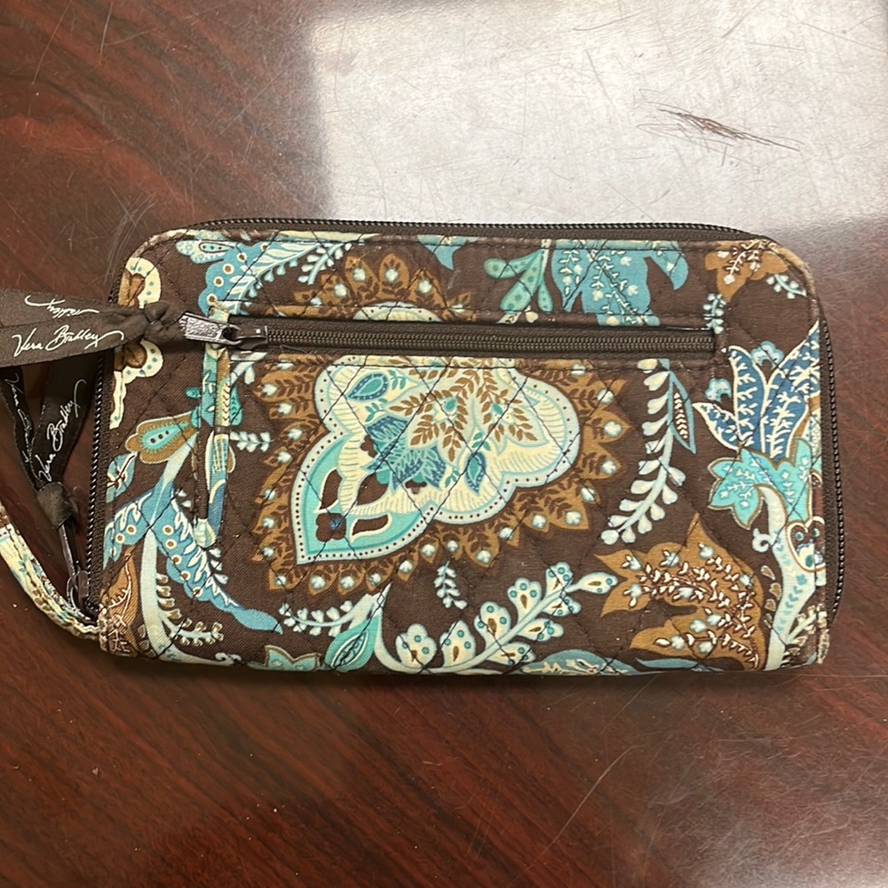 Vera Bradley Jave Blue Wristlet wallet